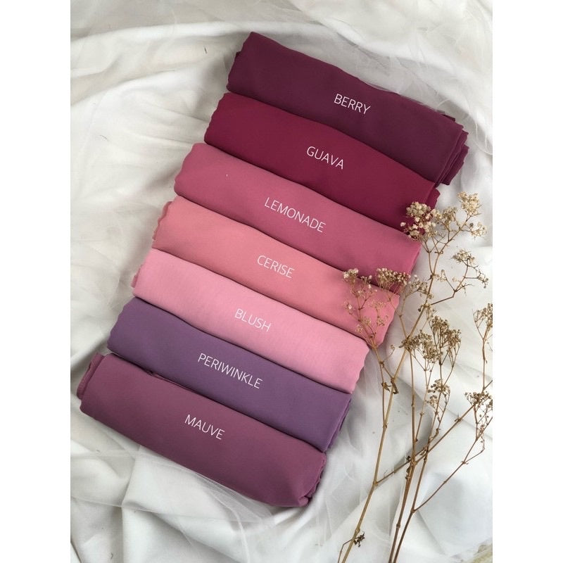 Pink Chiffon Pashmina Hijab | Zhaviah