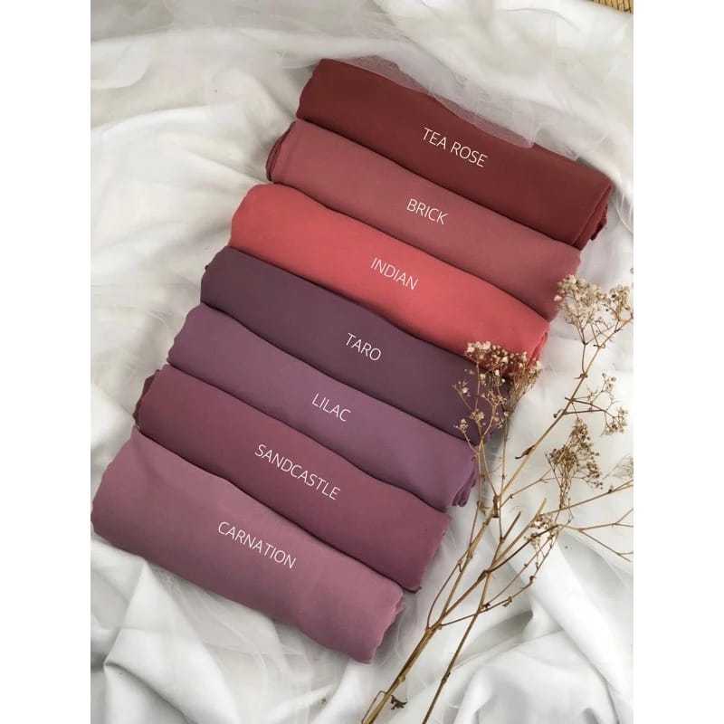 Purple Chiffon Pashmina Hijab | Zhaviah