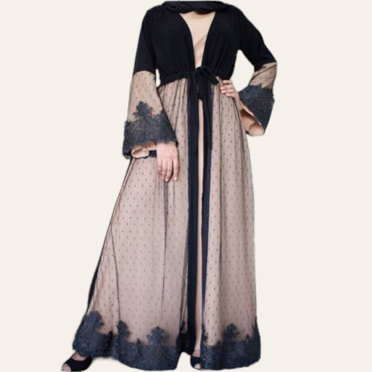 Open abaya for women