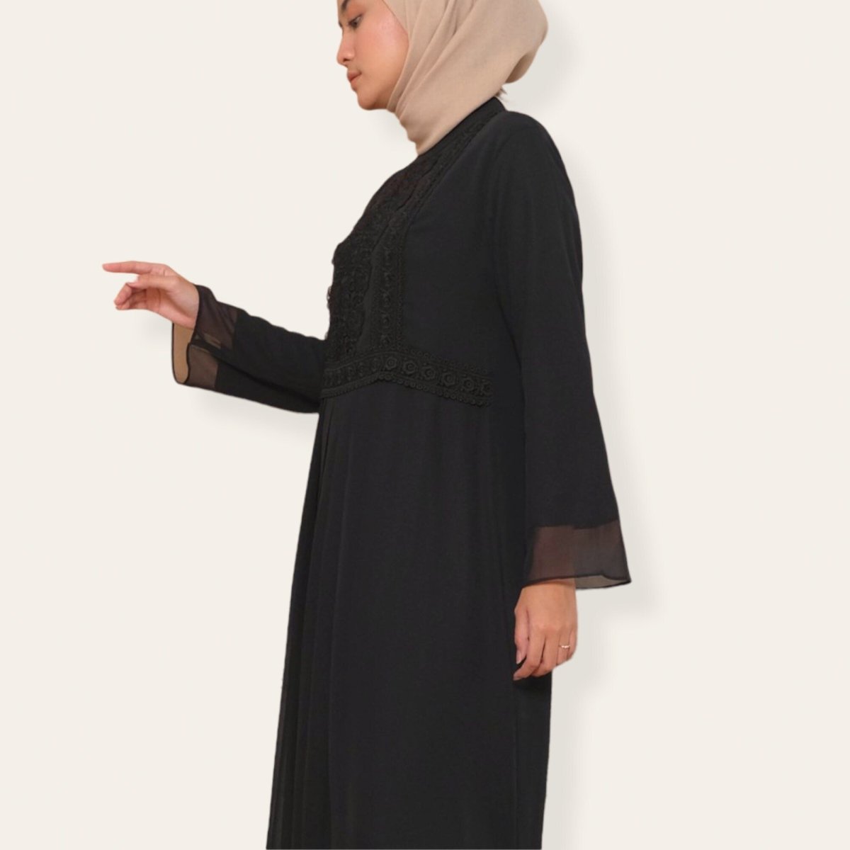 Black Abaya Dubai for Eid Mubarak