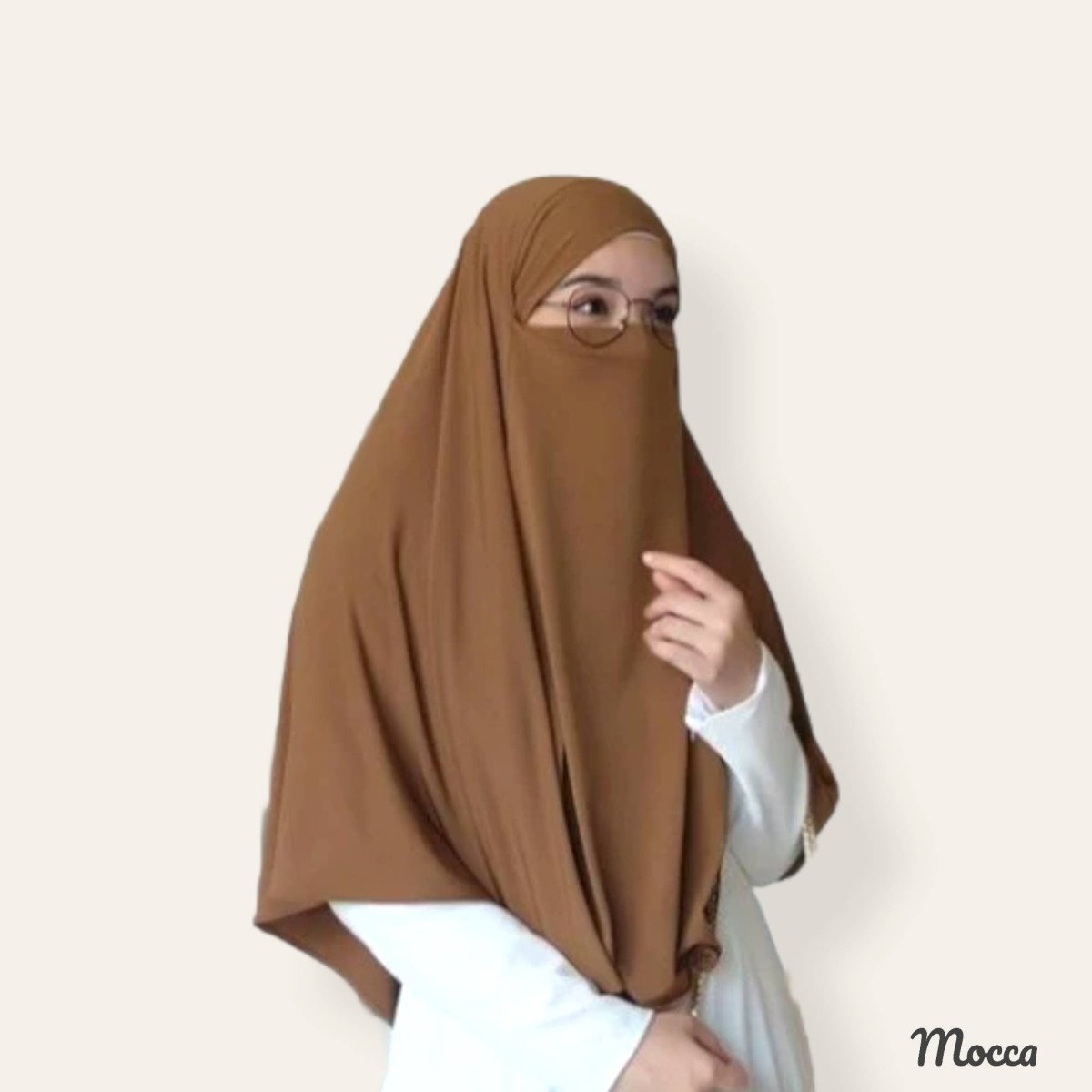brown jersey hijab for women