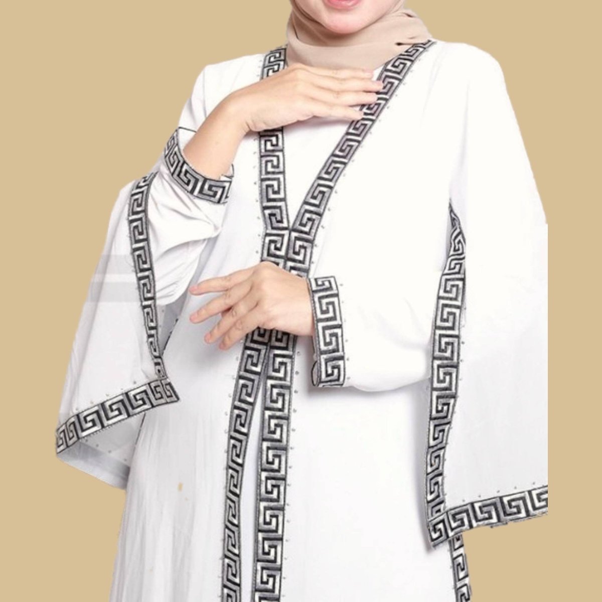 Ihram for Ladies White Abaya - Zhaviah