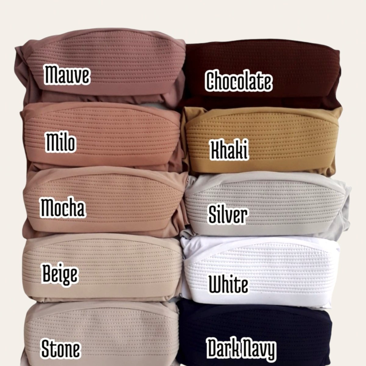 Plain Hijab Instant Shawl for Women Muslim
