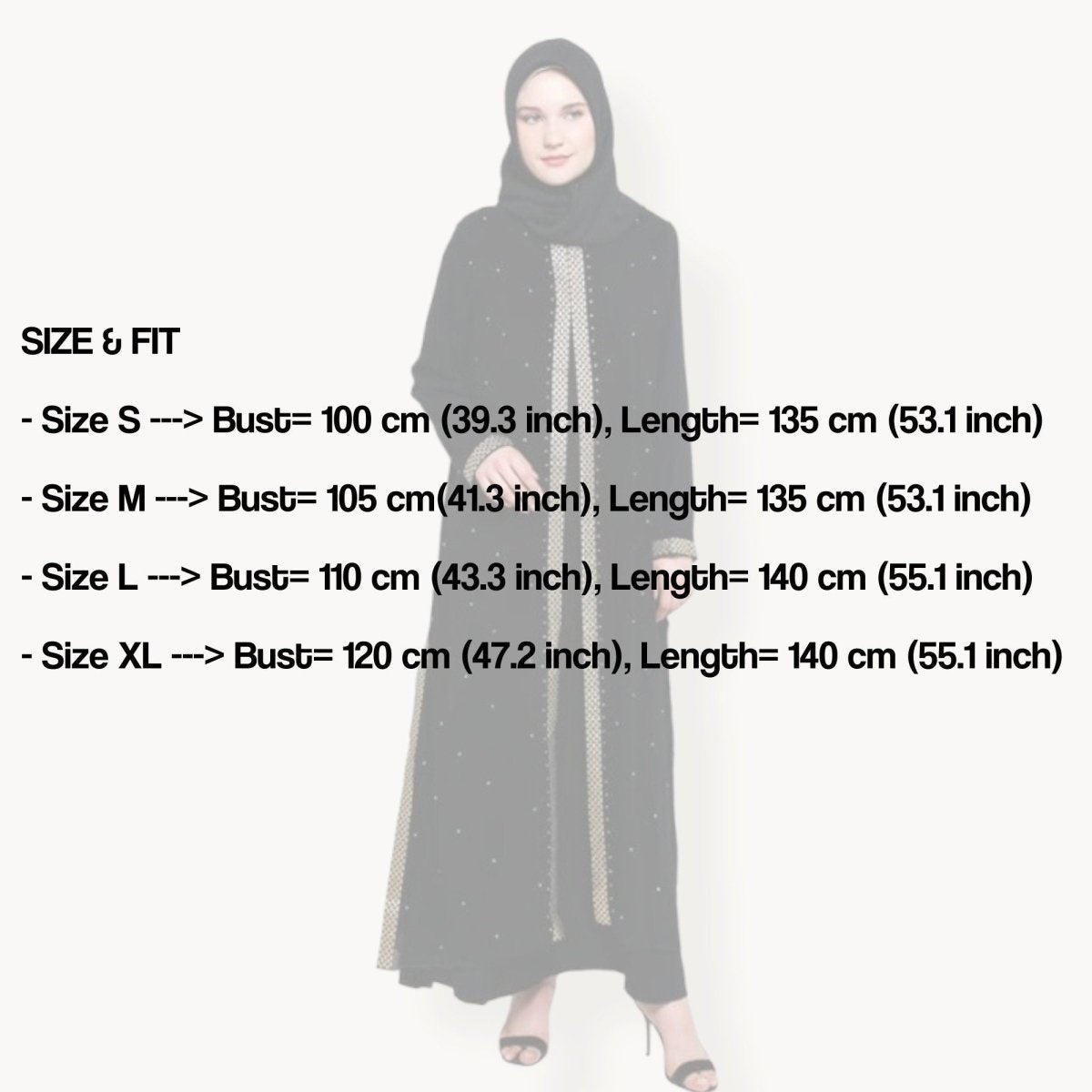 Abaya Eid Dress Black for Women Muslim