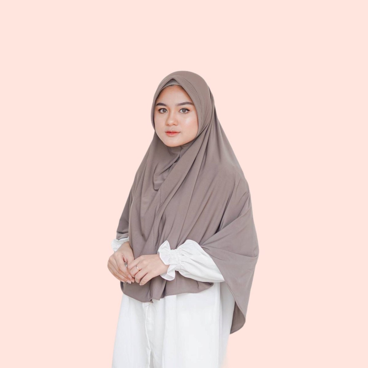 brown Malaysia Jersey Hijab for Women Scarf