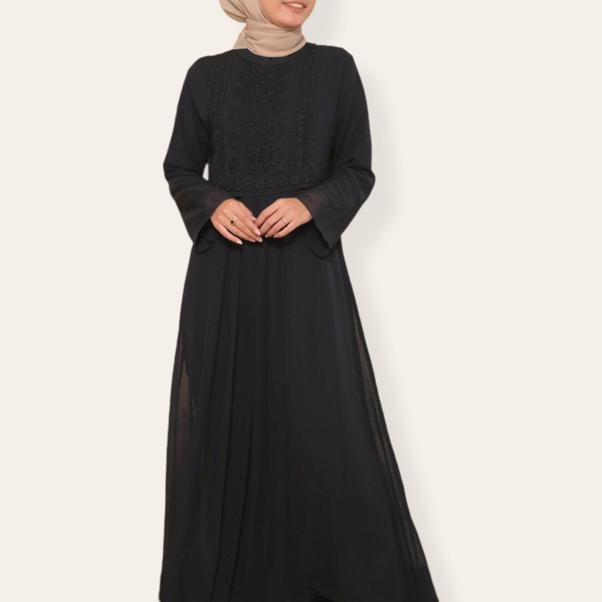 Black Abaya Dubai for Eid Mubarak