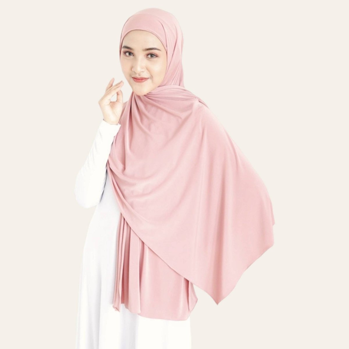 pink hijab shawl pashmina