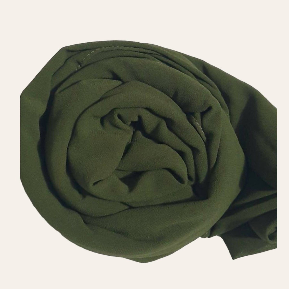 green hijab Pashmina Shawl with Underscarf