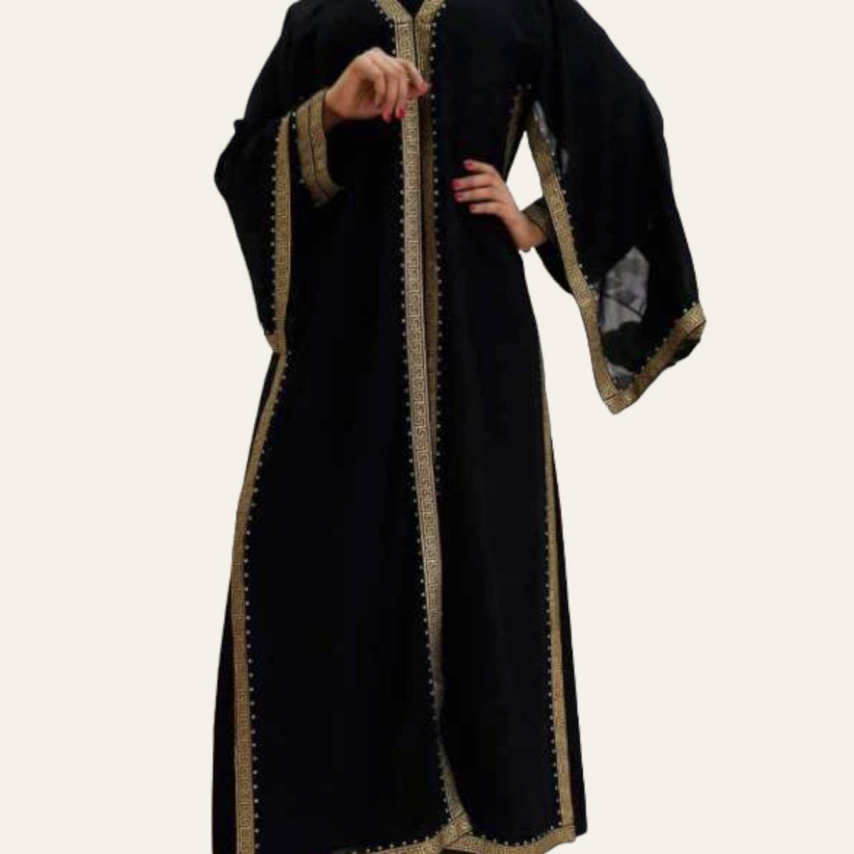 Black abaya for hajj umrah dress