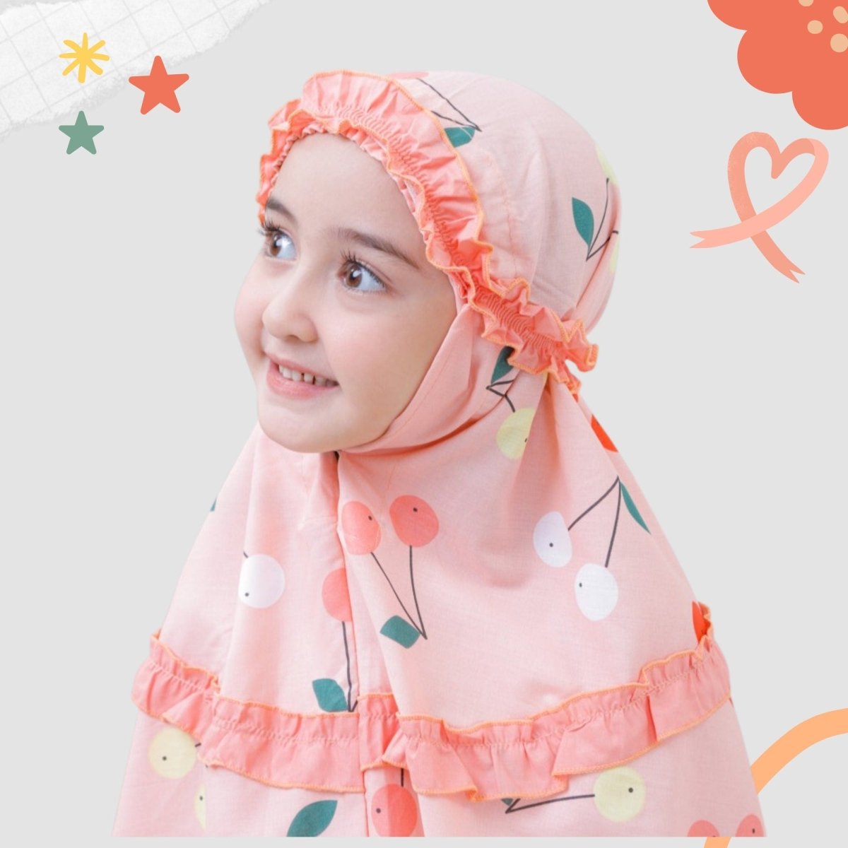 Muslim girl salah dress abaya for kids