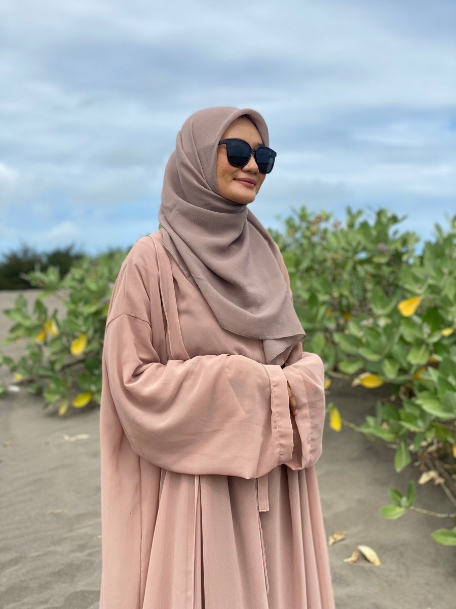 Plus Size Black Abaya Outfit Dress for Women