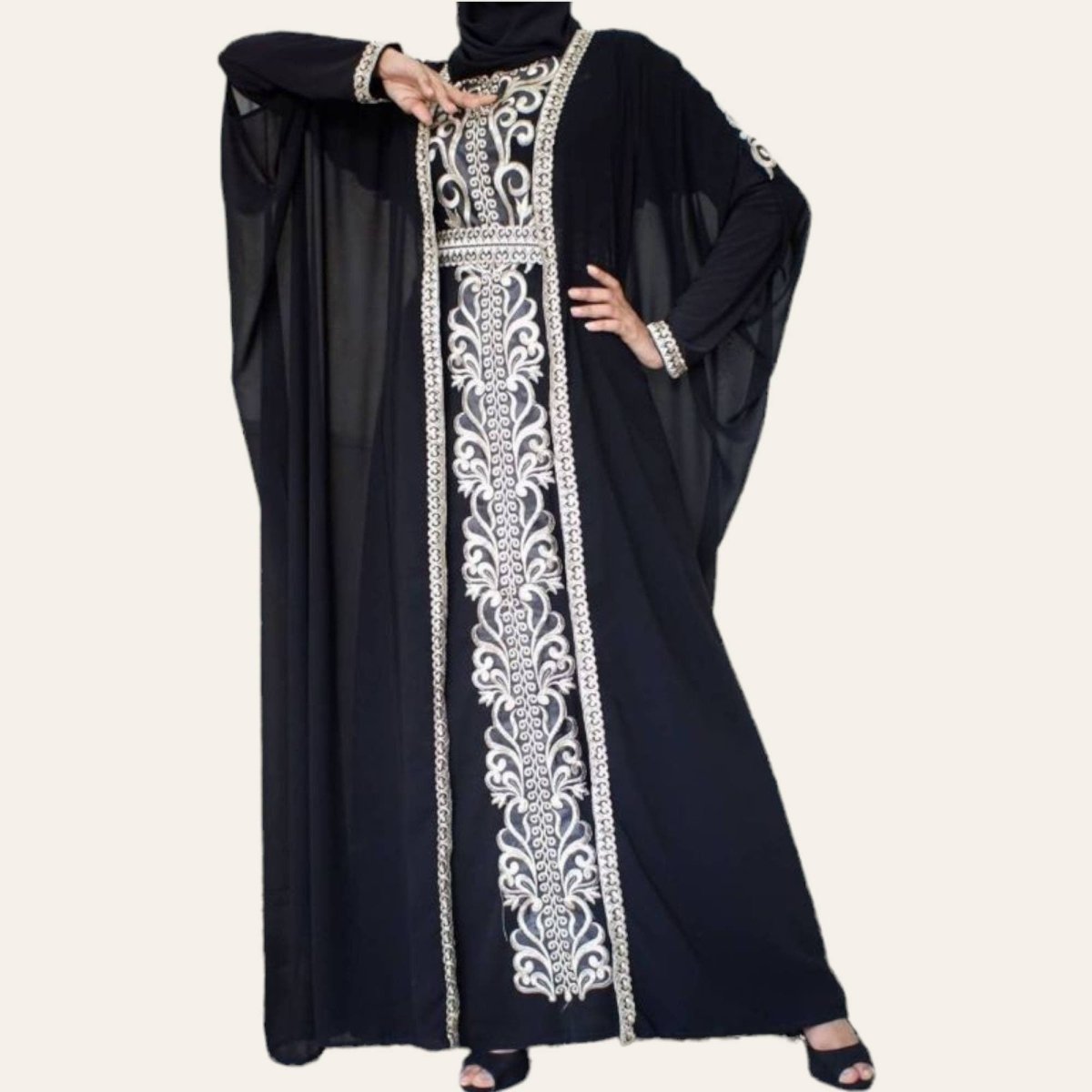 Luxury eid dress abaya for women