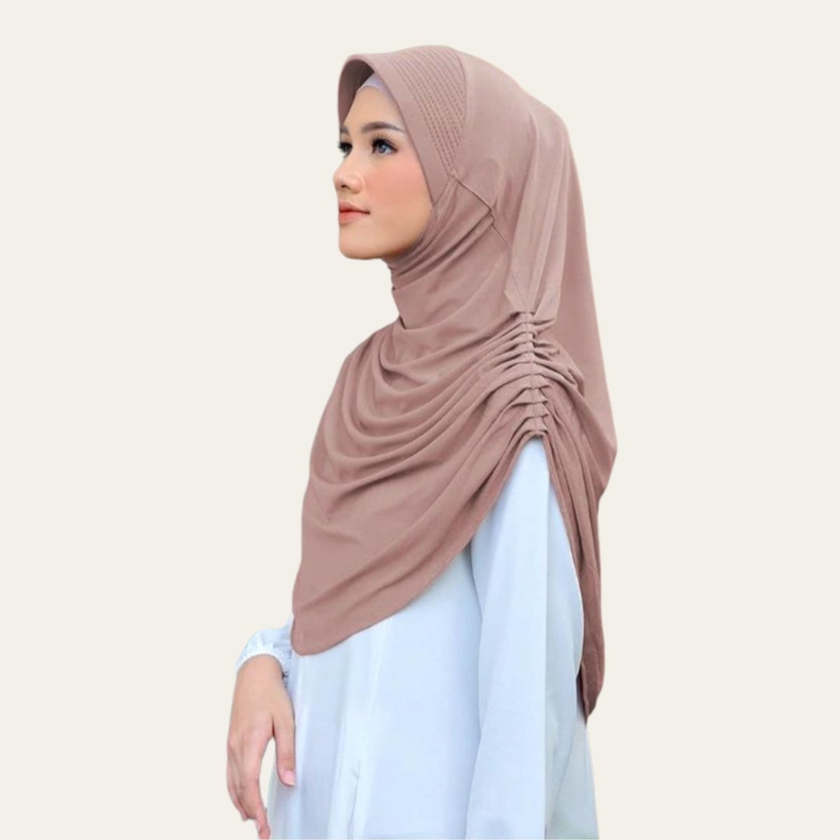 Plain Hijab Instant Shawl for Women Muslim