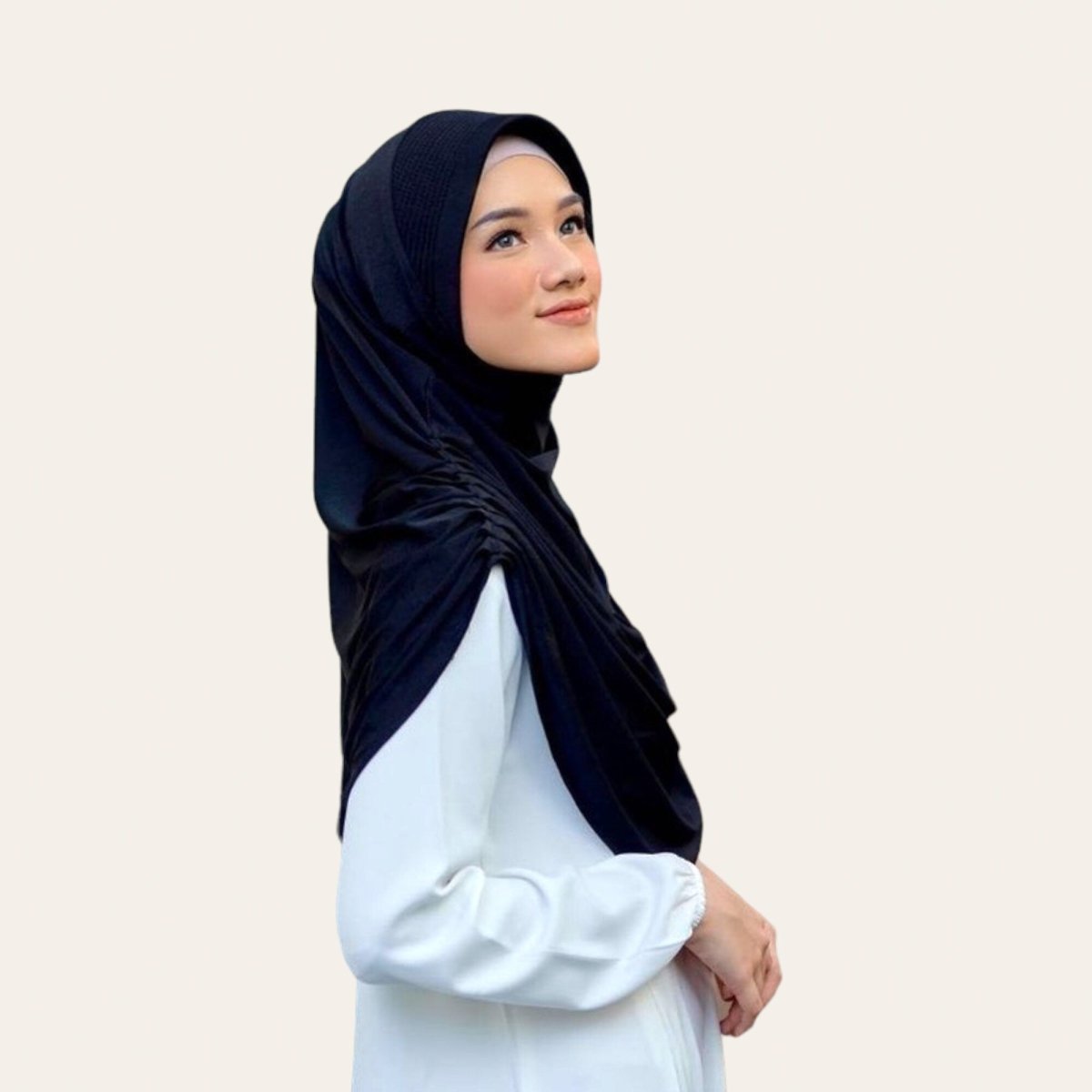 Plain Hijab Instant Shawl for Women Muslim
