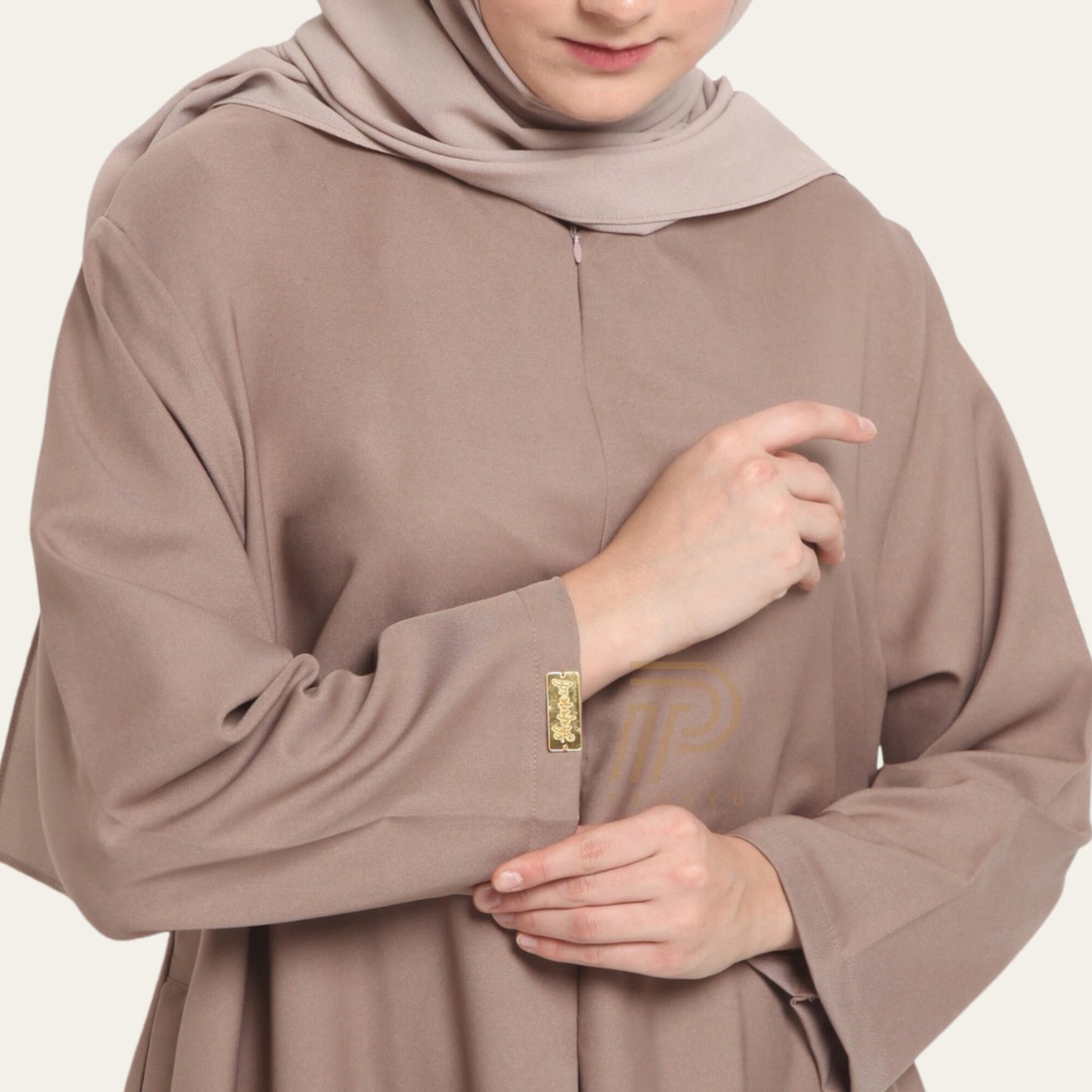 Modest Brown Abaya Dress for Hajj and Umrah | Zhaviah
