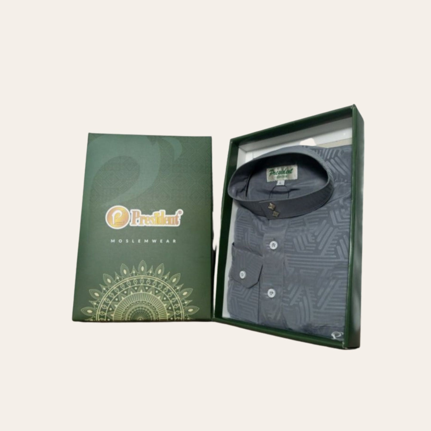 Gray Palestinian Thobe Modest Mens Wear | Zhaviah