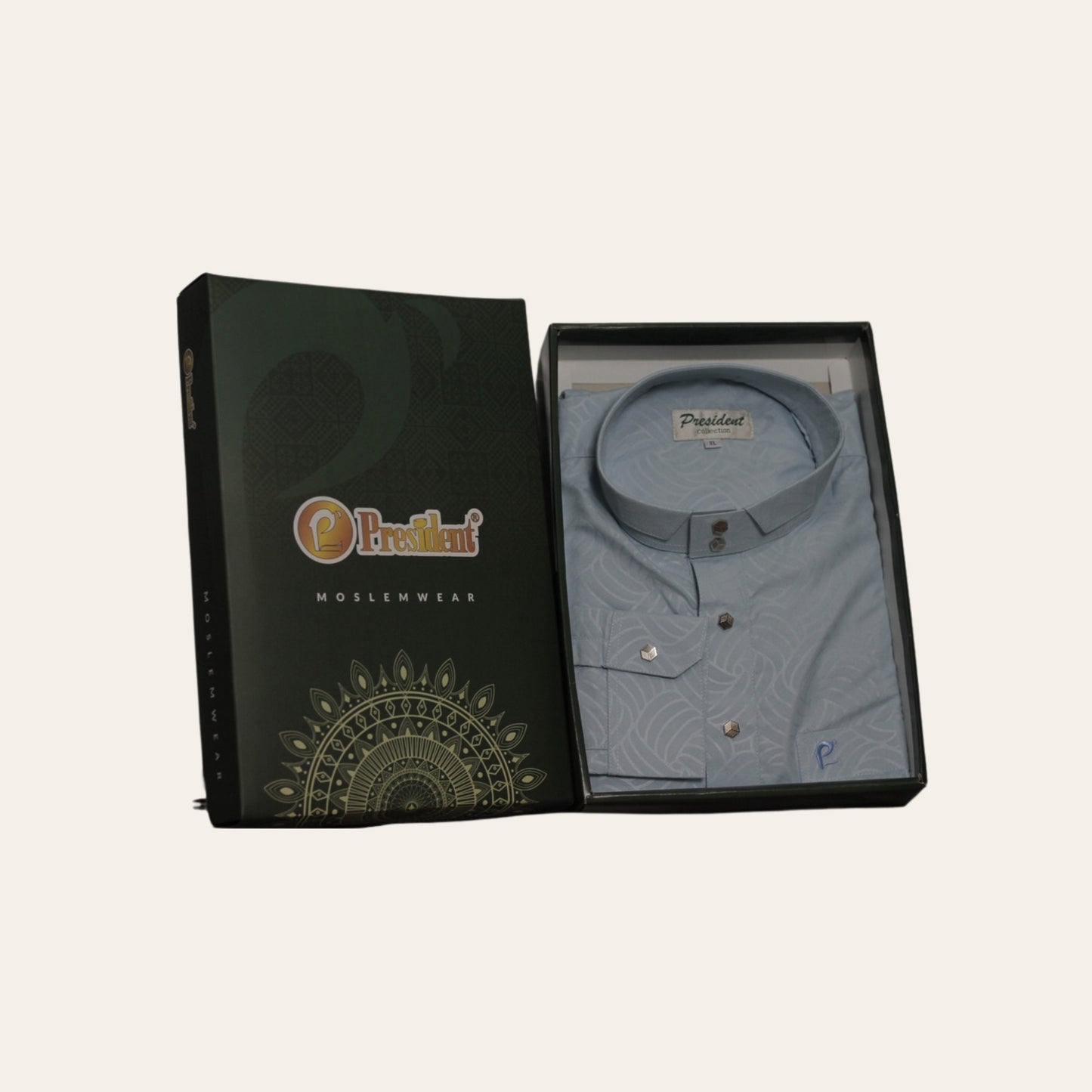 Light Gray Thobes for Men Islamic Clothing for Prayer | Zhaviah