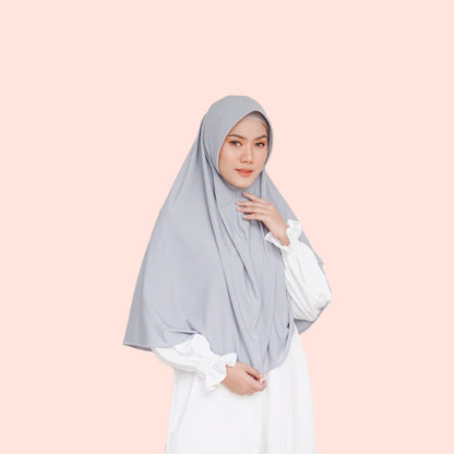 gray Malaysia Jersey Hijab for Women Scarf
