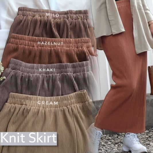 Maxi Knit Skirt for Women Muslim