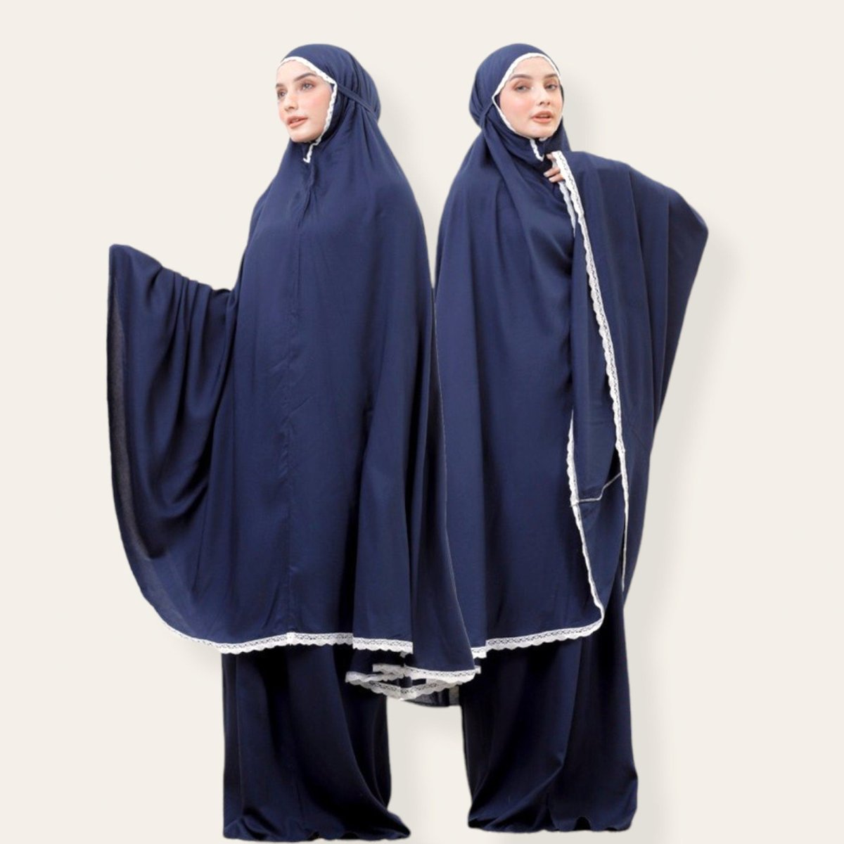 Blue Salah Prayer Robe for Women Muslim