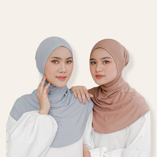 Bundle Jersey Hijab Underscarf Contain 4 Inner | Zhaviah