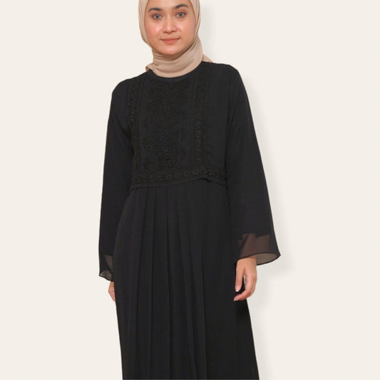 Black Abaya Dubai for Eid Mubarak