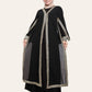 Luxury Black Abaya Outer for Women Muslim
