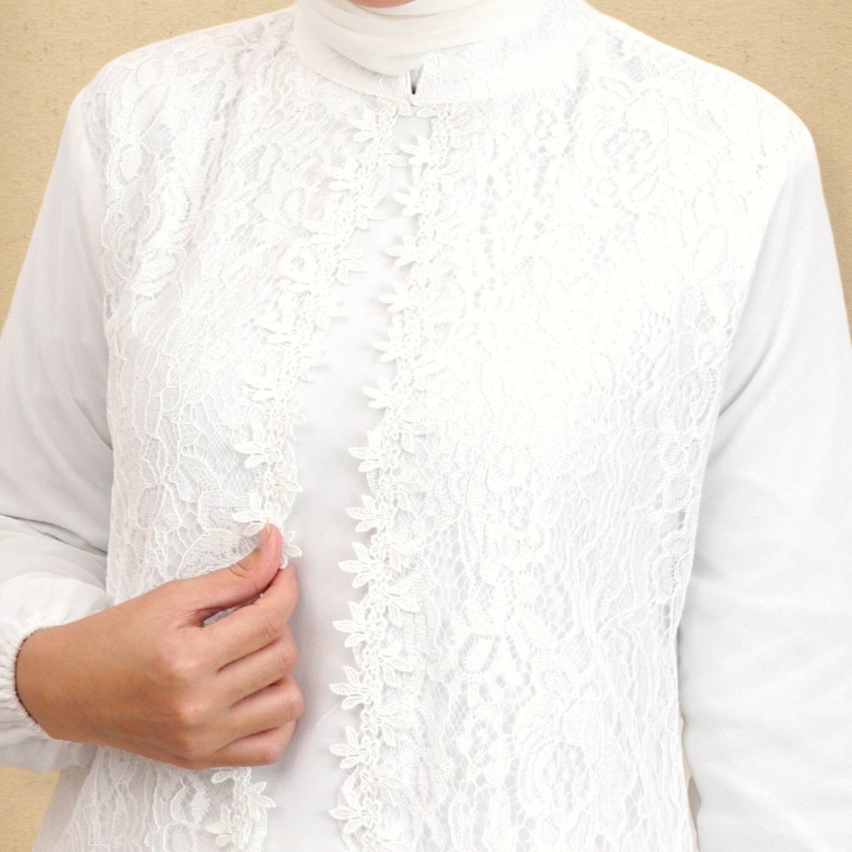 White Abaya Dress Outfit - Zhaviah