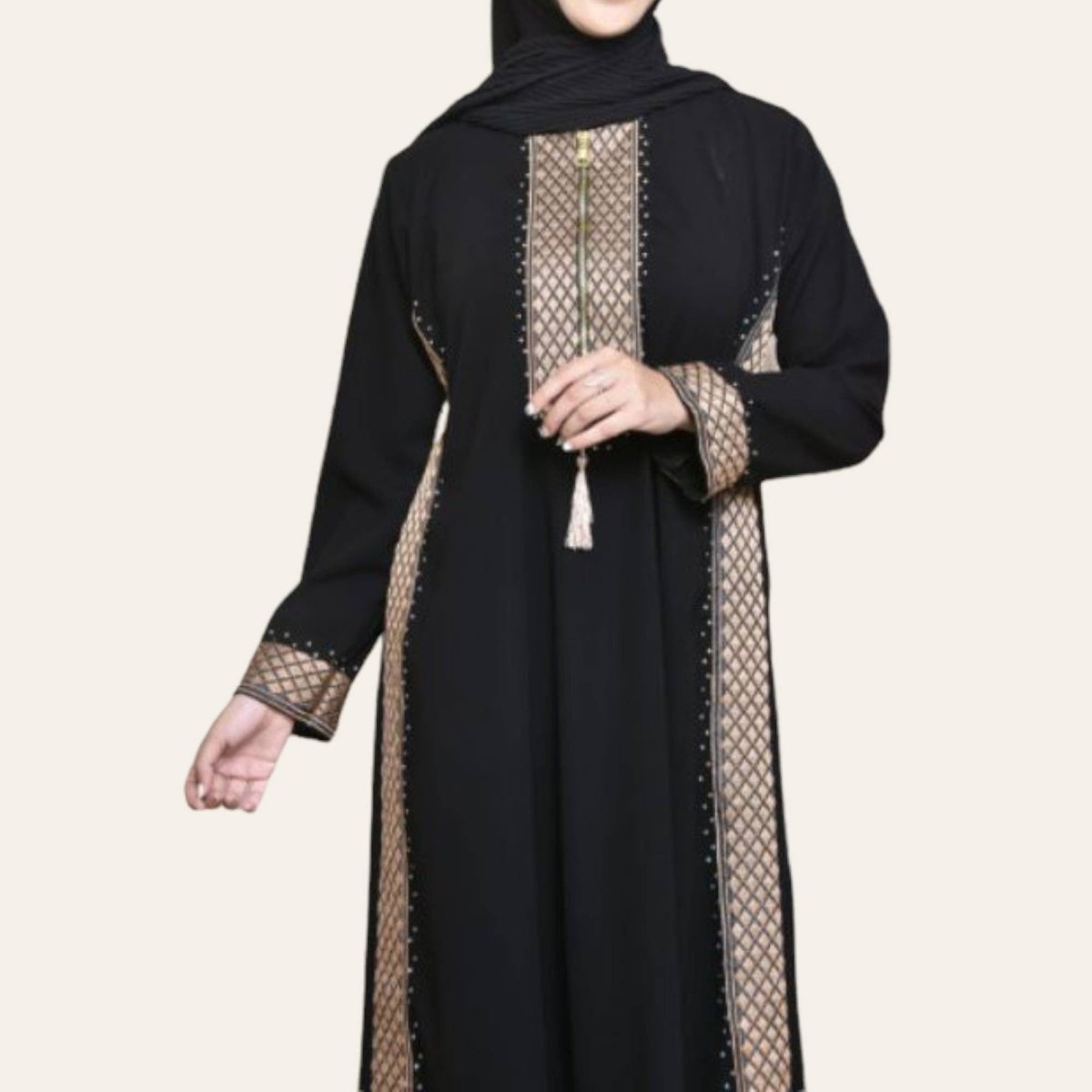 Black Abaya for Women Modest Muslim Dress - Zhaviah