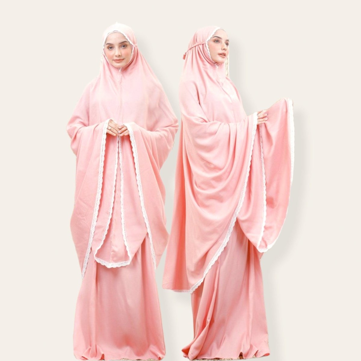 pink Salah Prayer Robe for Women Muslim