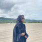 Modest Flowy Black Abaya for Women Muslim | Zhaviah