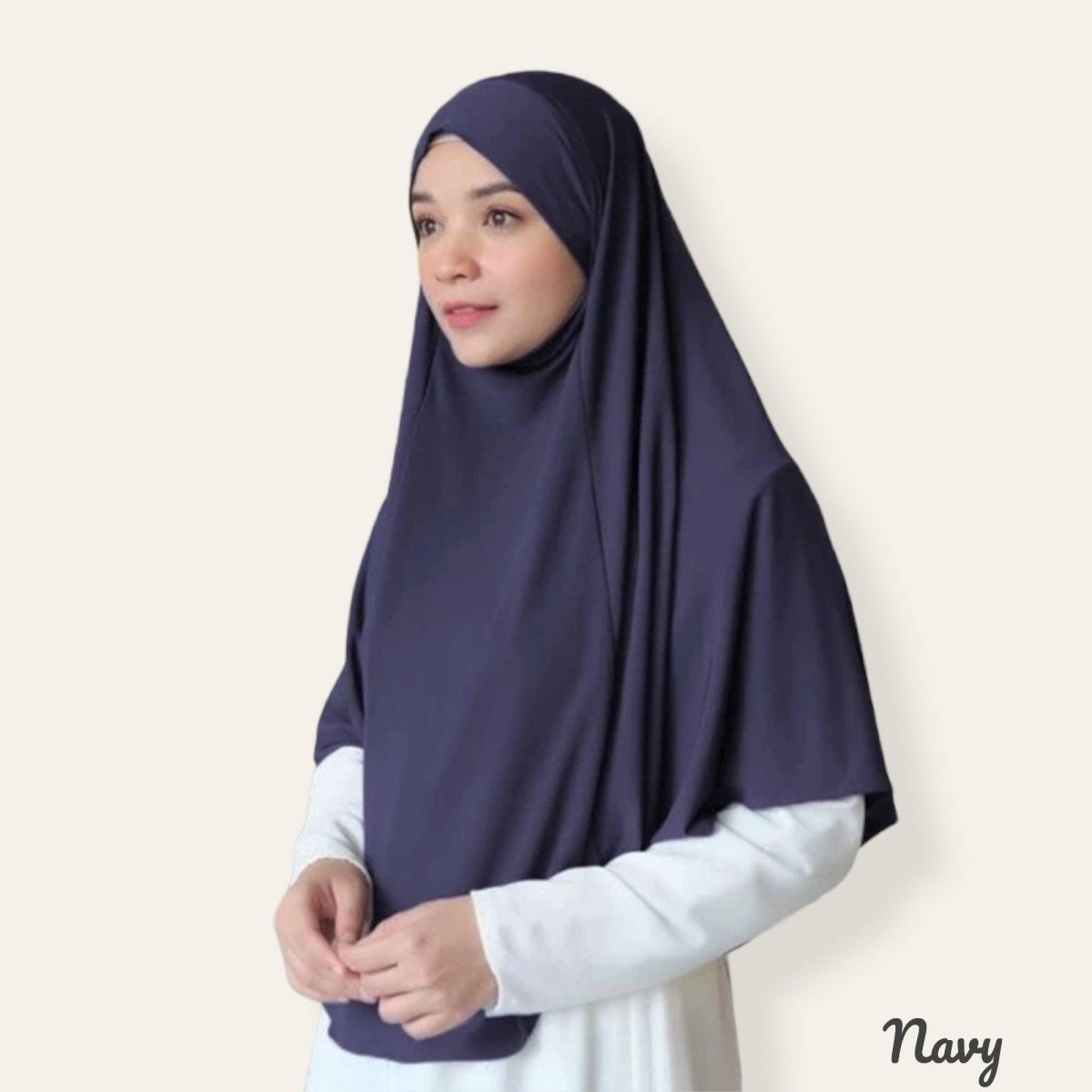 blue navy jersey hijab for women