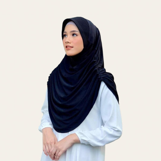 Plain Hijab Instant Shawl for Women Muslim