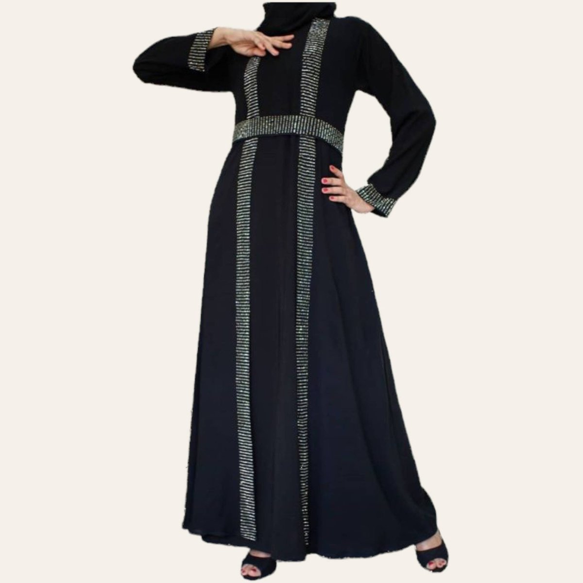black abaya for hajj dress