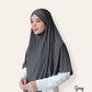 gray jersey hijab for women