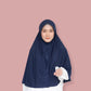 blue instant khimar hijab