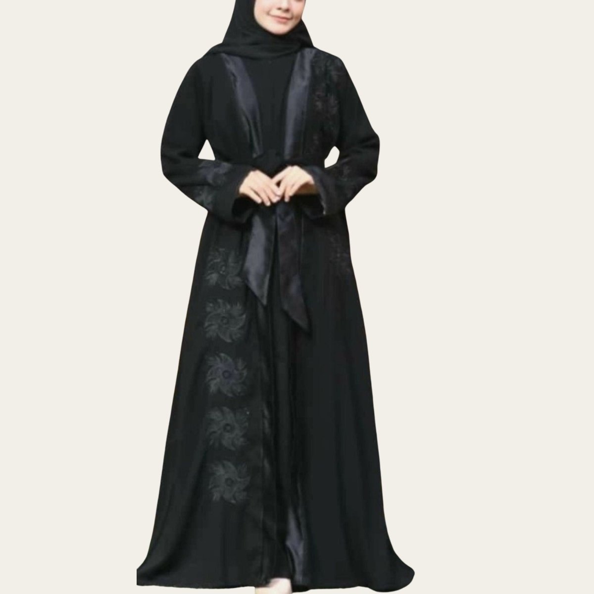 Black abaya for women muslim, Abaya dubai for Hajj and Umrah, Eid Abaya Dress buy