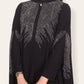 Batwing Black Layered Abaya for Women Muslim