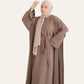 Brown Abaya for Women Modest Muslim Dress - Zhaviah