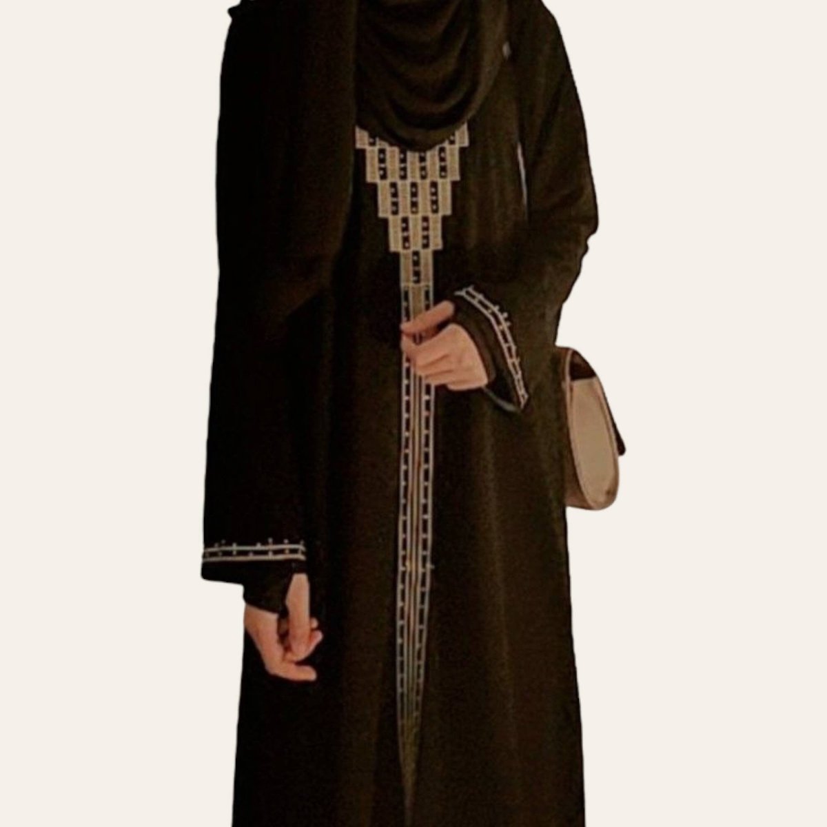 Women Black Saudi Abaya for Hajj and Umrah