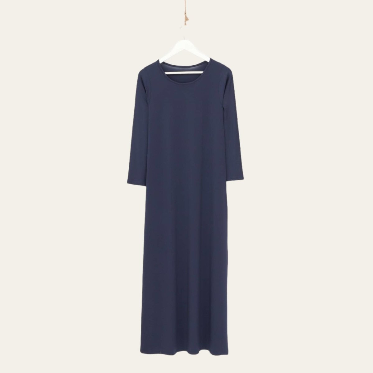 blue Basic Inner Dress Abaya for Women 