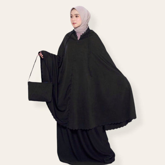 Modest Salah Prayer Robe Silk Abaya for Women Muslim