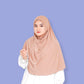 brown jersey hijab for women