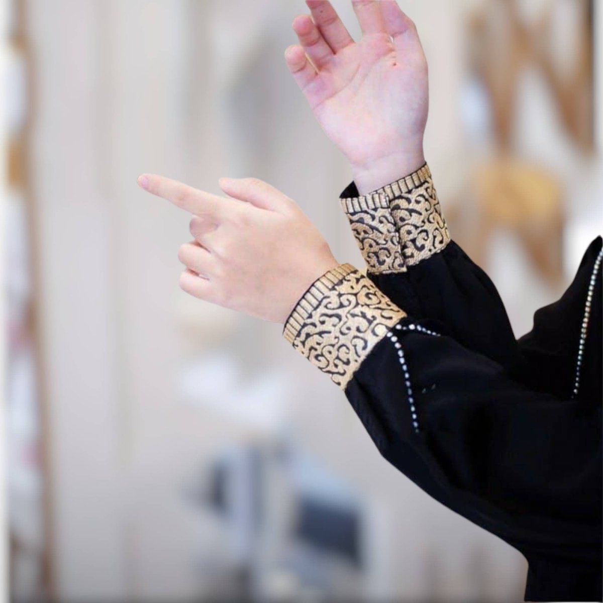Abaya for Luxury Abaya Black Dubai Dress For Hajj and UmrahWomen Modest Muslim Dress - Zhaviah