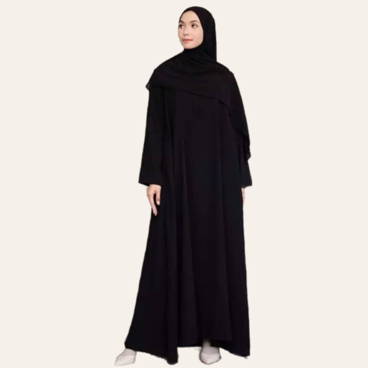 Black Turkish Abaya Muslim Dress for Women