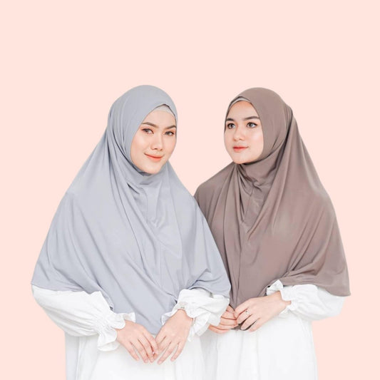 Instant Jersey Hijab Khimar 