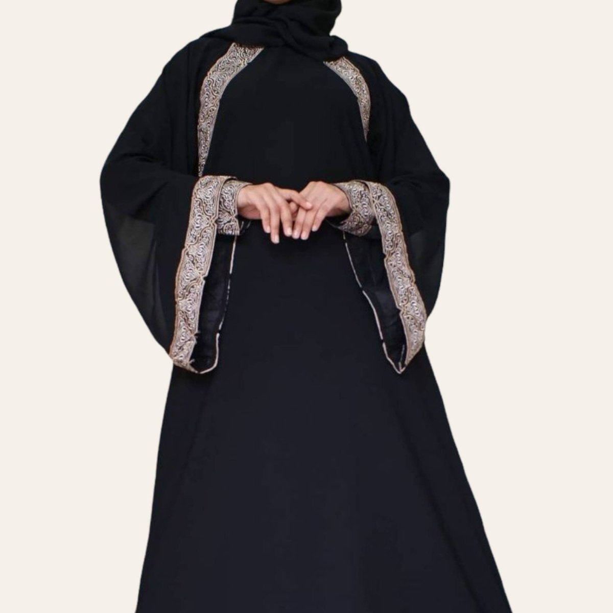 Black Kaftan Abaya Dubai for Women Muslim