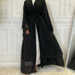 Black Layered Abaya Dubai Luxury Dress Outer for Women
