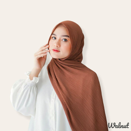 brown pashmina hijab shawl 