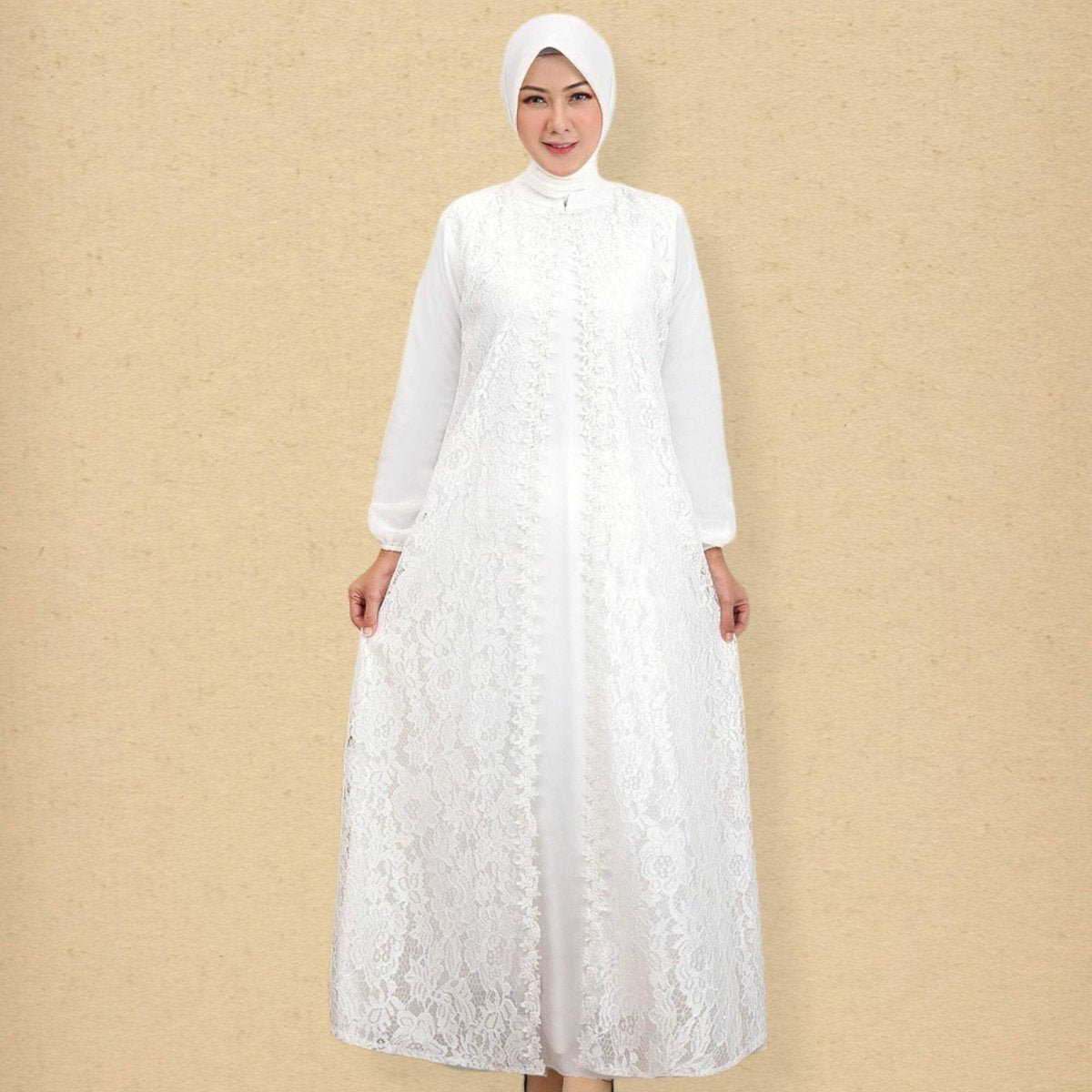 White abaya for store hajj